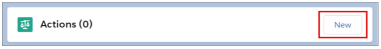 Salesforce CPQ New Action