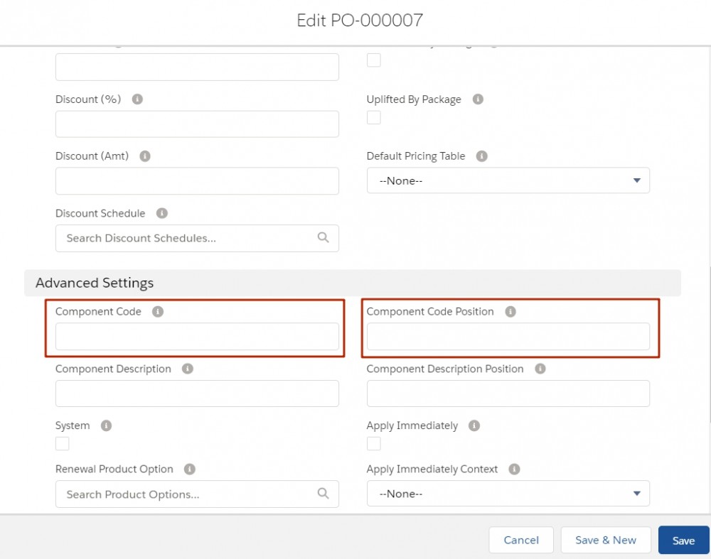 Salesforce CPQ Creating A Package Product Code
