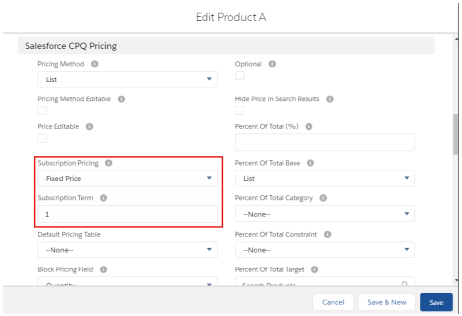 Salesforce CPQ: Creating Subscription Pricing