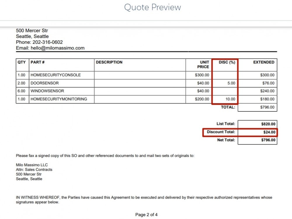 Salesforce CPQ Conditional Quote Subtotals Preview