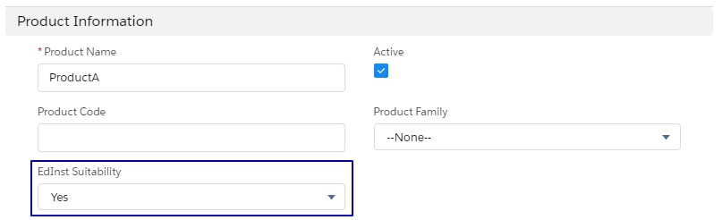 Salesforce CPQ Product Information Fields, Checkboxes and Picklists