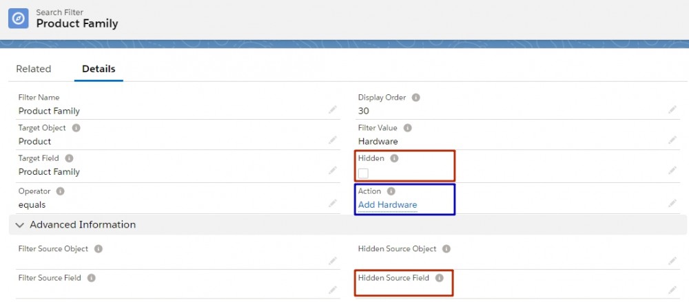 Salesforce CPQ Conditional Search Filter Options