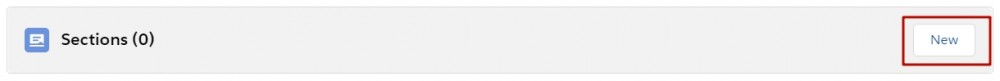 Salesforce CPQ Section and New Button