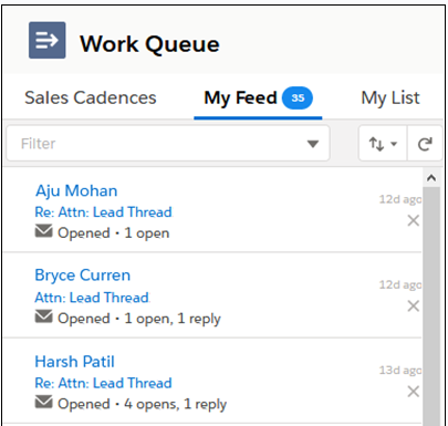 Salesforce  Work Queue Features